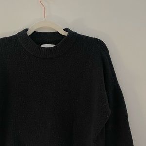 Black soft sweater